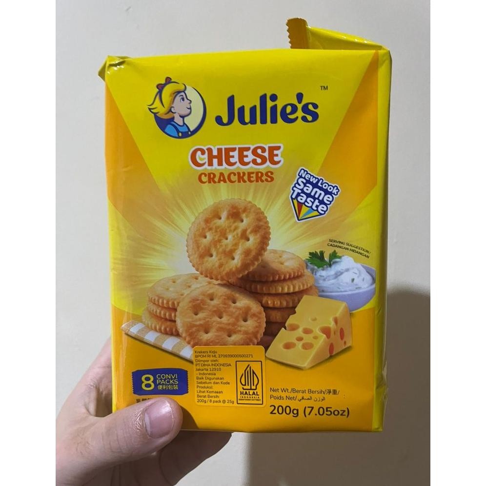 

Julies cheese crackers / julies krekers keju / biskuit julies krim keju 200grm