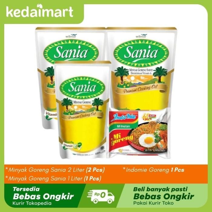 

Minyak Goreng Sania Mix A + Indomie Goreng Pcs New 100 % Original