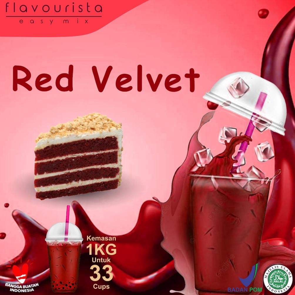 

Flavourista Bubuk Minuman Murah Rasa Red Veet / Red Veet Powder 1 gram