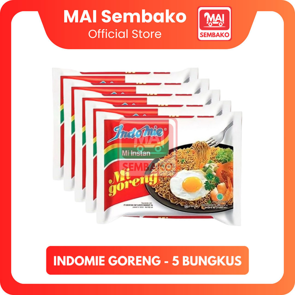 

Indomie Goreng 5 Bungkus - Mie Instan Indomie Goreng Spesial