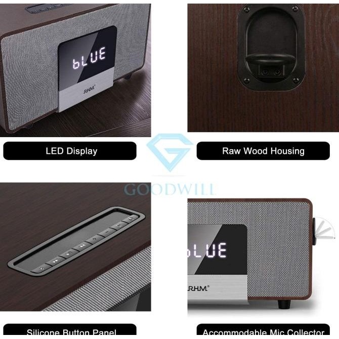 Murah Karaoke Speaker Portabel / Karaoke Home Theatre System Rhm Rm-K222