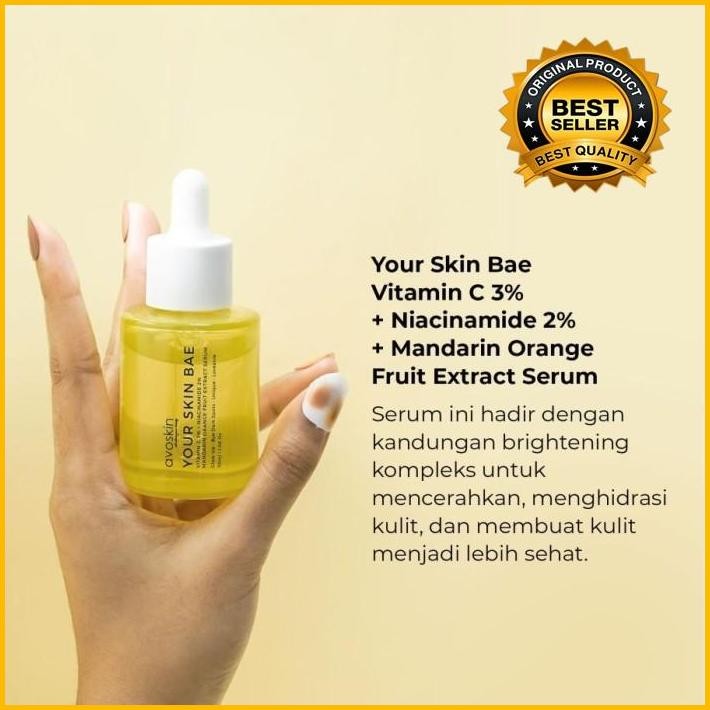 Glow Up Set Vitamin C Series (Ysb Serum Vitamin C Reg + Ysb Toner Vitamin C Ned)  Extract Mencerahka