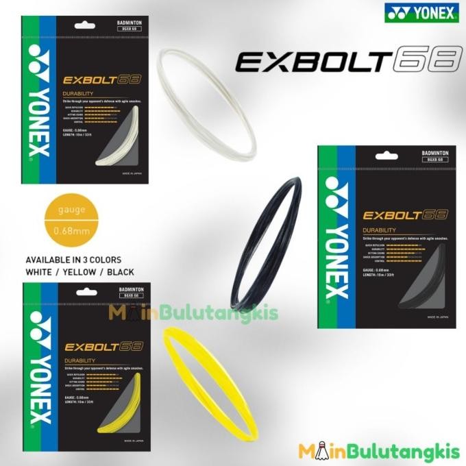 Senar Raket Badminton YonexSP Exbolt 68 SP Original [terbaik]