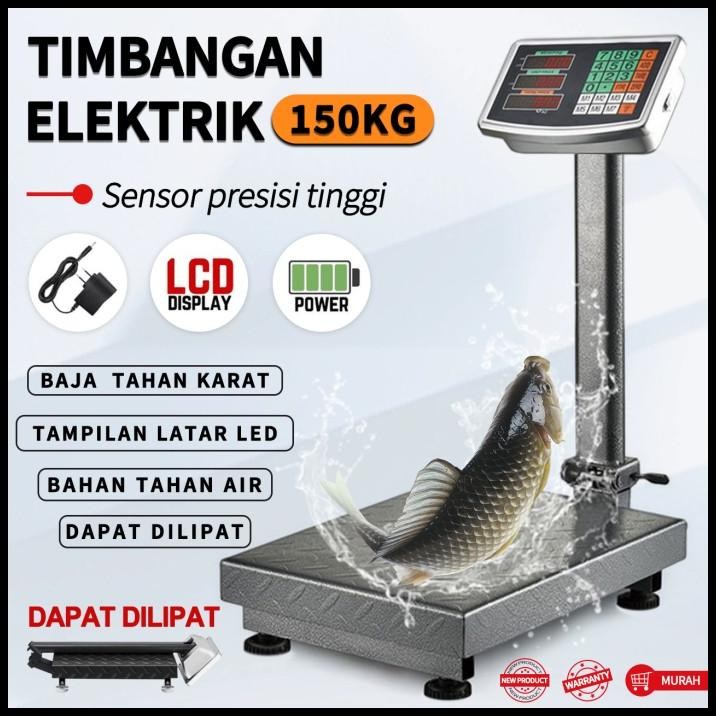 Timbangan Duduk Digital Lipat 150KG/Timbangan Elektrik Portabel