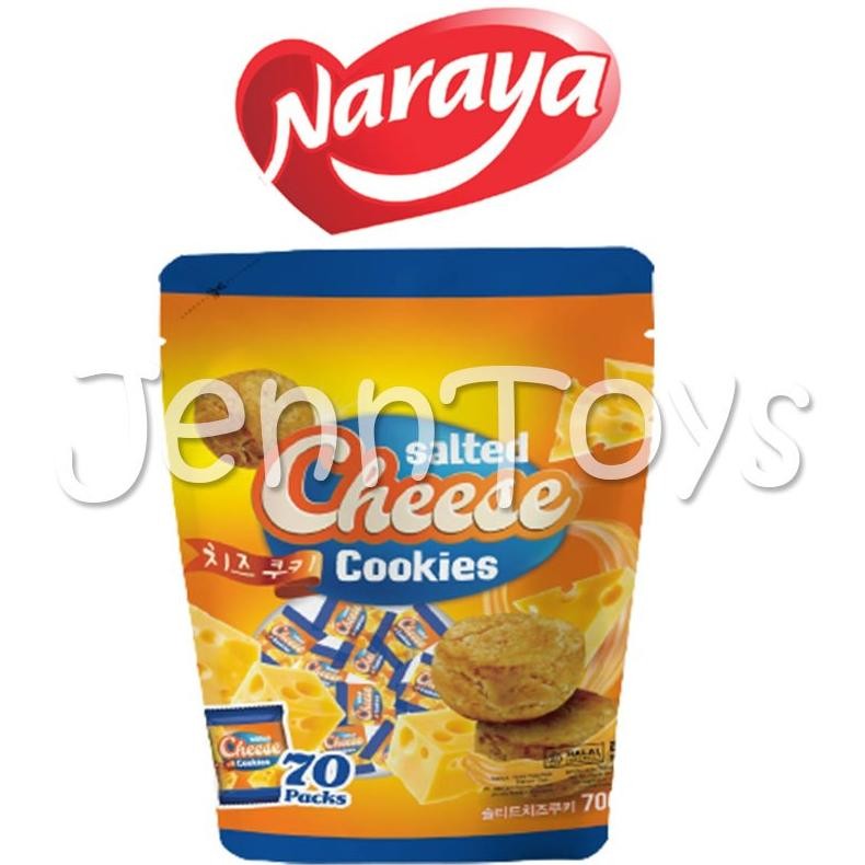 

SALTED CHEESE COOKIES 70 Packs Naraya Cookies Salted Rich Cheese Cookies 700gr