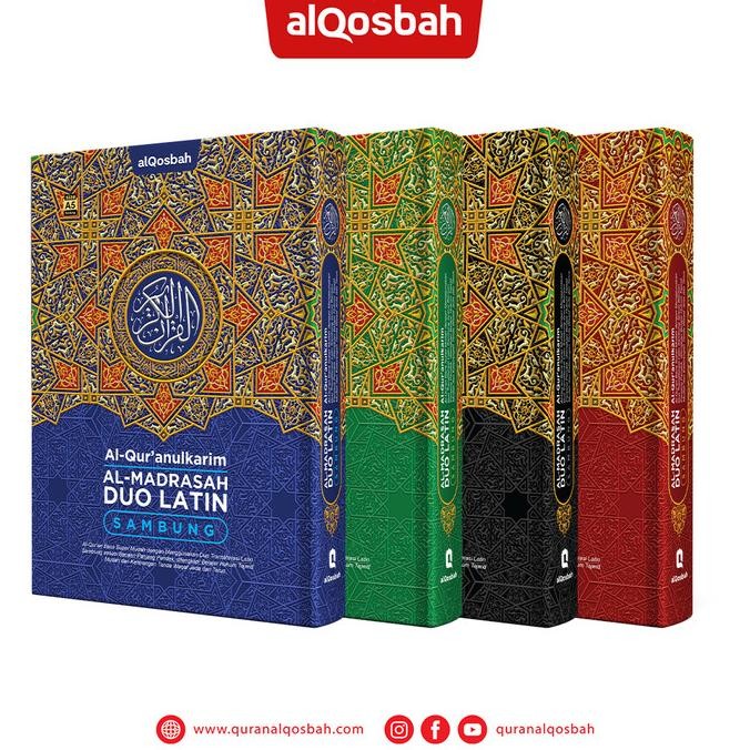 Alquran Al-Madrasah Duo Latin Uk A4, Alquran Tajwid PerKata Duo Latin terlaris