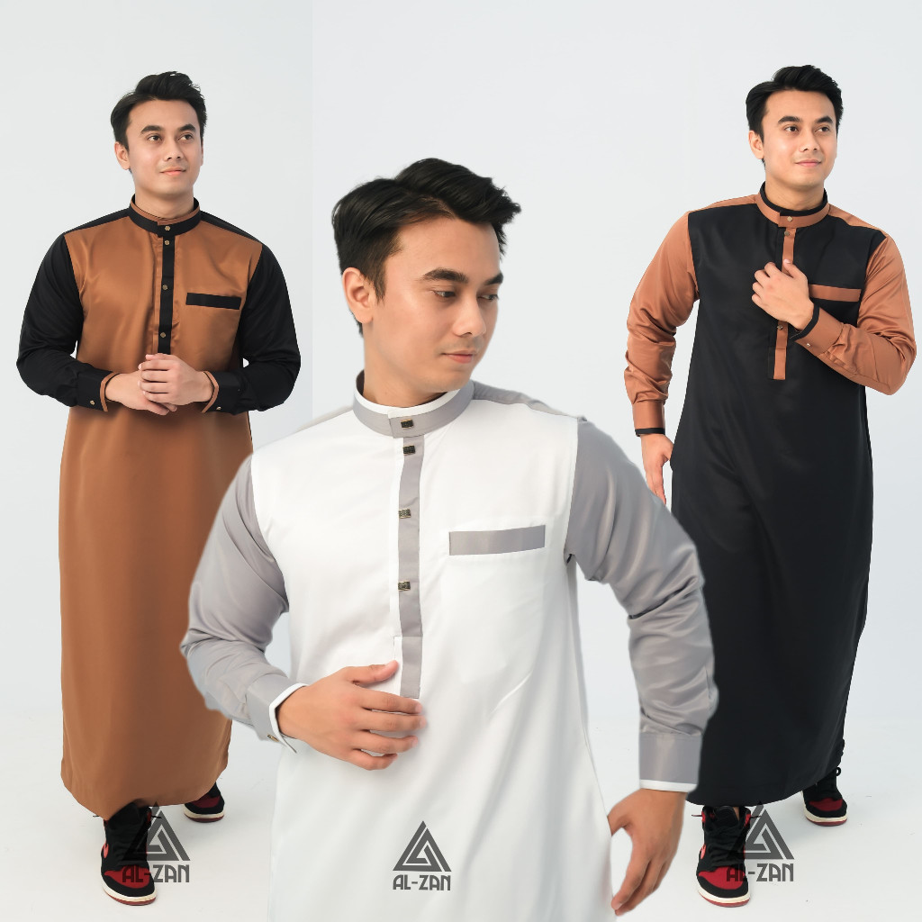 Baju Jubah Terbaru 2025 Cowok Baju Peria Distro Kokoh Premium Gamis Koko Leberan Bju Pakean Cowo Idu