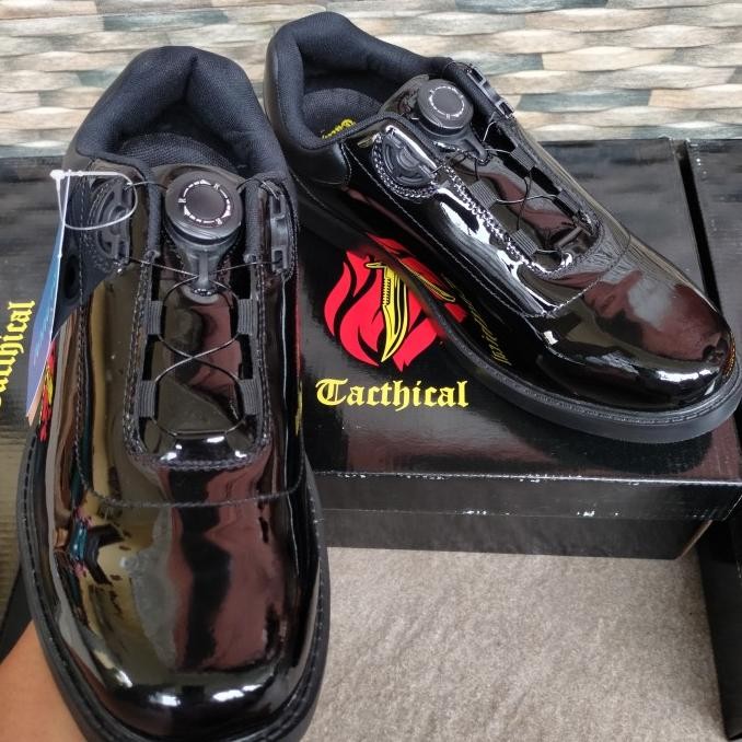 sepatu pdh tactical tali putar/sepatu PDH tali putar tni polri