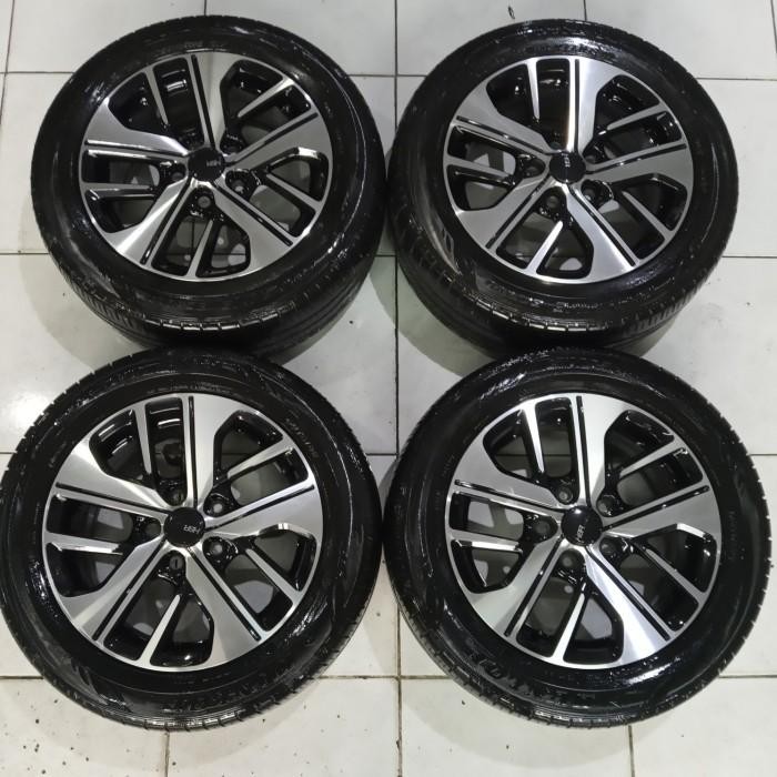 Paket Velg Mobil Standard Oem Mitsubishi Xpander Ring 16 Lebar 6,5Inc  + Ban Dunlop R16