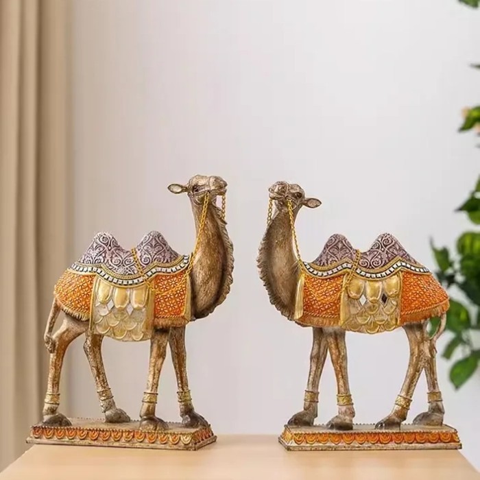 Patung Unta Pajangan Meja Unik Souvenir Umroh Terlaris