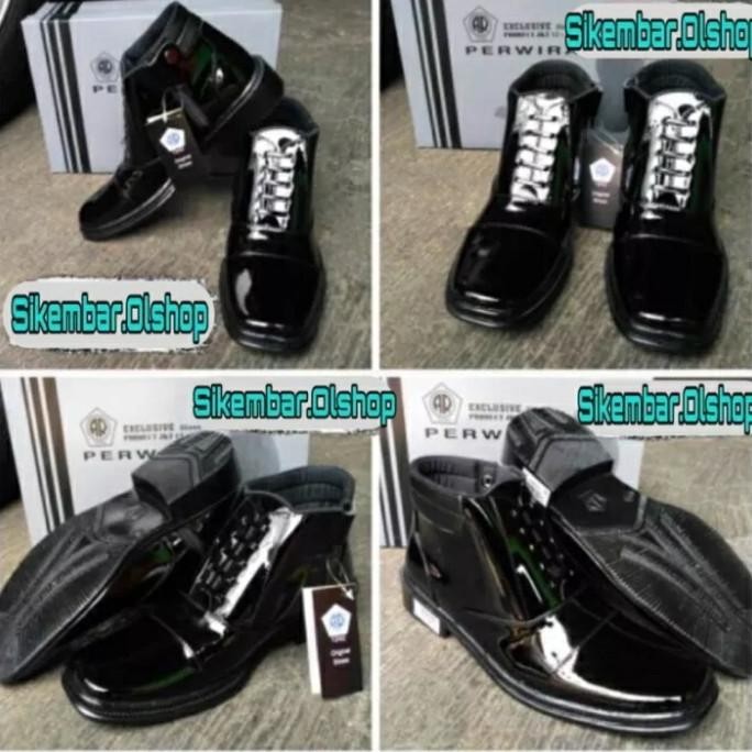 Sepatu PDH Perwira AR Exclusive Tipe 1209 Double Resleting TaliVariasi