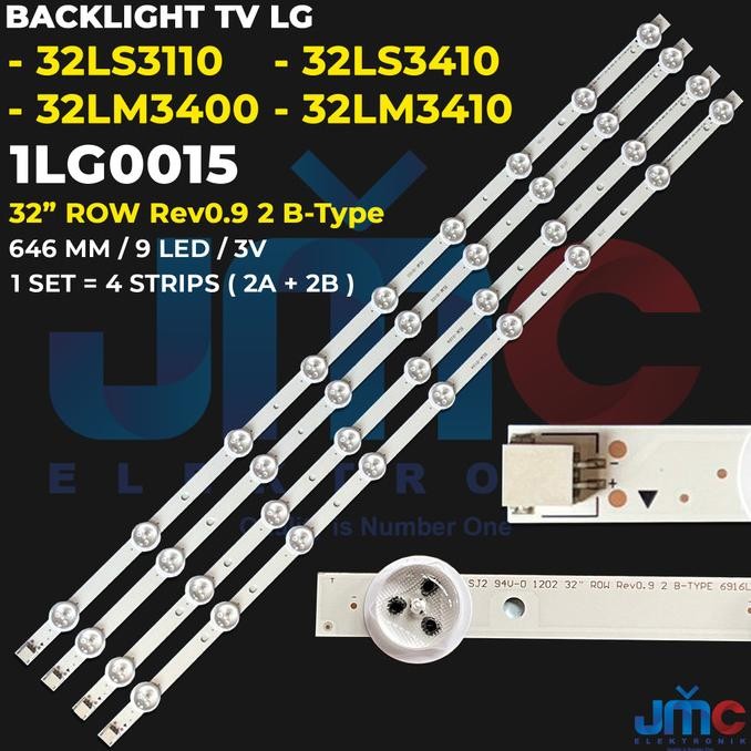 Backlight Tv Lg 32ls3400 32ls3410 32lm3410 32lm3400 lampu led bl 9k  terlaris