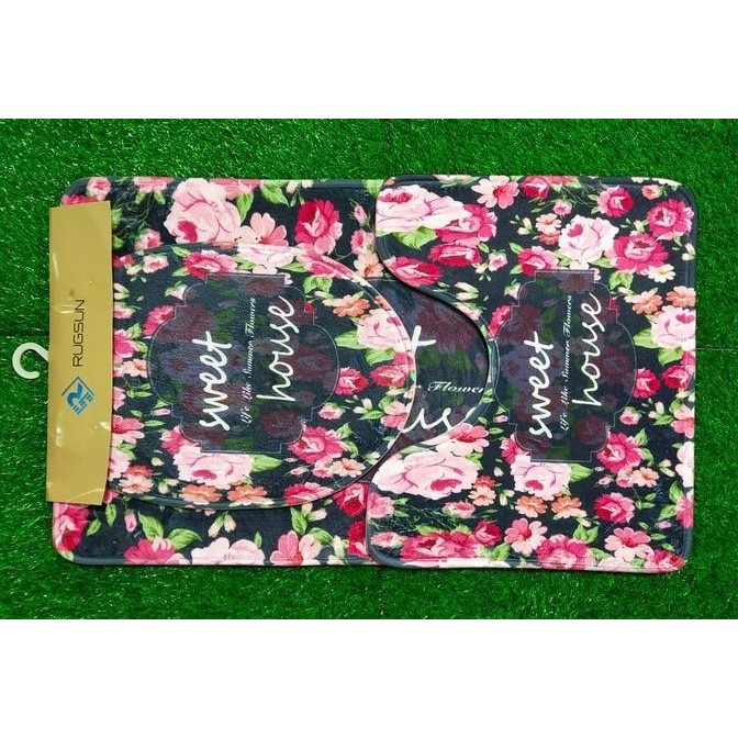 KESET KAKI ANTI SLIP KESET KAMAR MANDI SET ISI 3PCS NSA-7547-7E