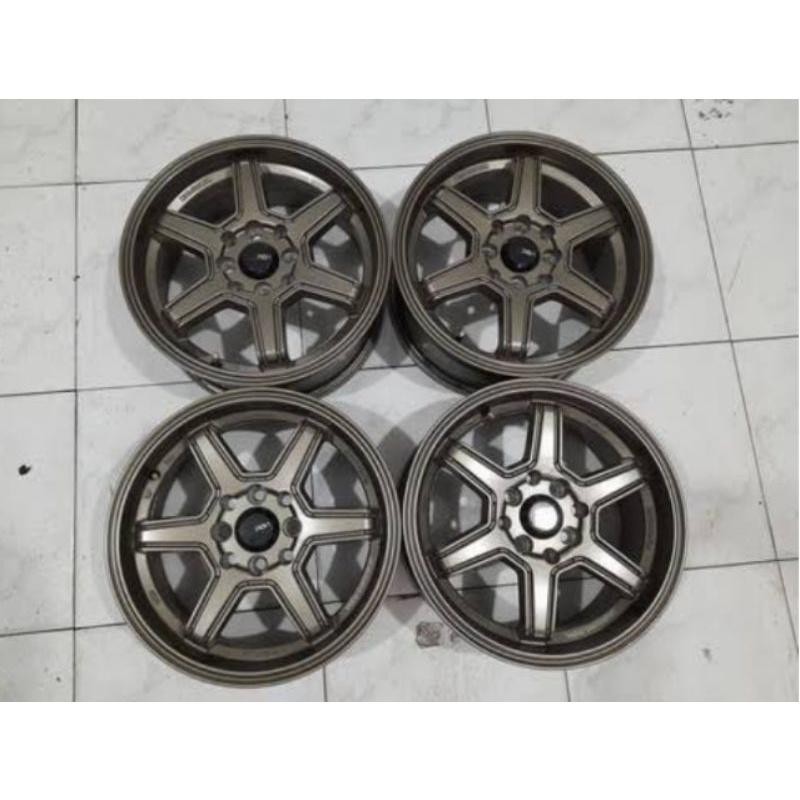Velg Mobil Bekas Hsr Minas R16 Hole 5X100 5X114,3 Untuk Mobil Gran Max Pickup Serena Ertiga Brv New 