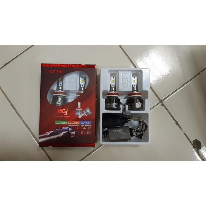 Turbo Led Macrone Mc3+ 3 Warna H11 H7 Hb3 Hb4