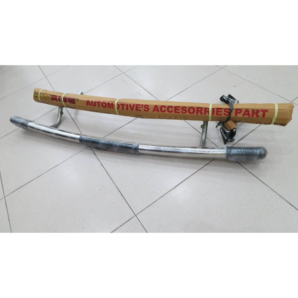 Bumper Belakang Karimun Wagon R Stainless Oval Reflektor
