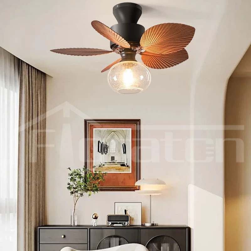 Lampu Kipas Angin Gantung Plafon Remote Langit-langit dengan Lampu Lampu Kipas Angin Kamar Tidur