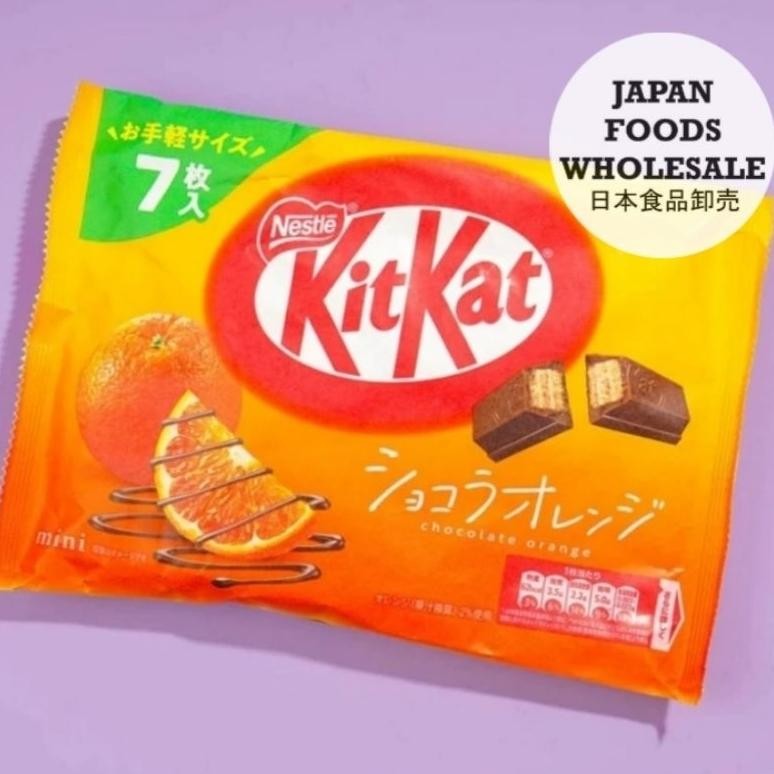 

KitKat Chocolate Orange Flavor / coklat jepang / cemilan impor / chocolate