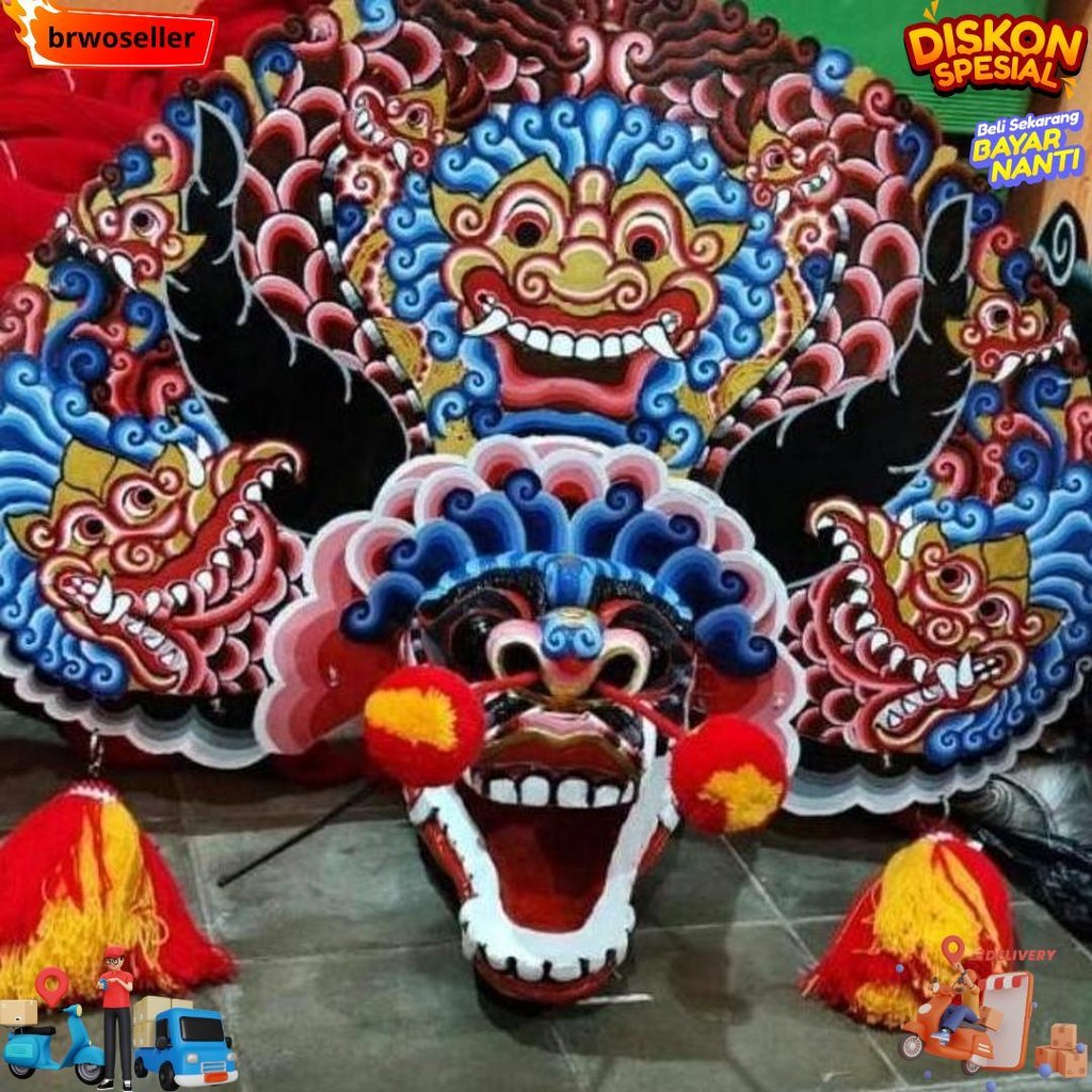 

T Promo Bisa Cod Cuci Gudang Barongan Rampak Telon Jamang Cat Air Brush Bonus Kemul Panjang Dan Pentul Tinggal Pakai Ukuran Anak Promo Barongan Plipit Romo Mainan Anak Barongan Anak Sd Brongan Plipit Premium / Barongan Spon Caplok Kain Panjang / Barongan