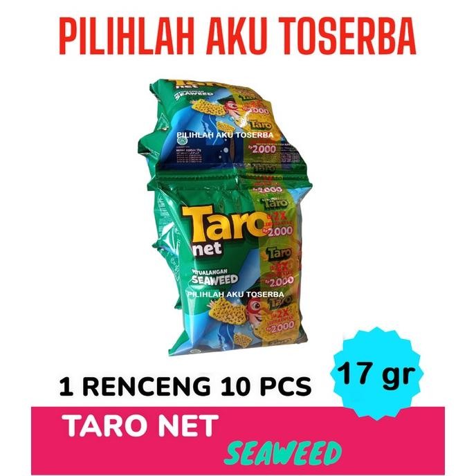 Taro NET Snack SEAWEED RUMPUT LAUT RENCENG - ( HARGA 1 DUS )