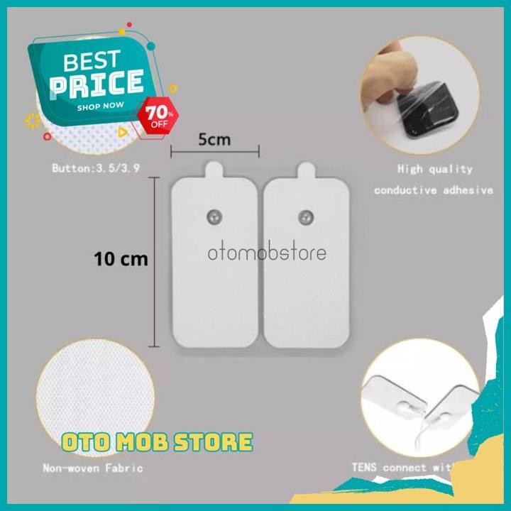 GRATIS ONGKIR PAD TENS KANCING ELECTRODE//PAD EMS/ PAD MODEL KANCING BY OTOMOB STORE HIGHT QUALITY 
