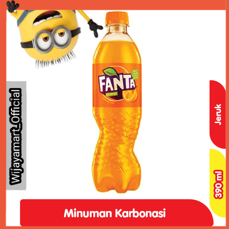 

Fanta Minuman Soda Rasa Jeruk Vitamin C Botol 390 ml