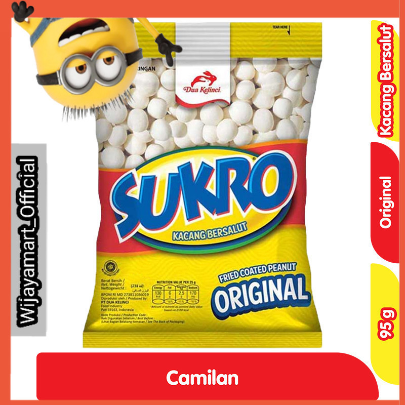 

Dua Kelinci Sukro Kacang Atom Original 95 g