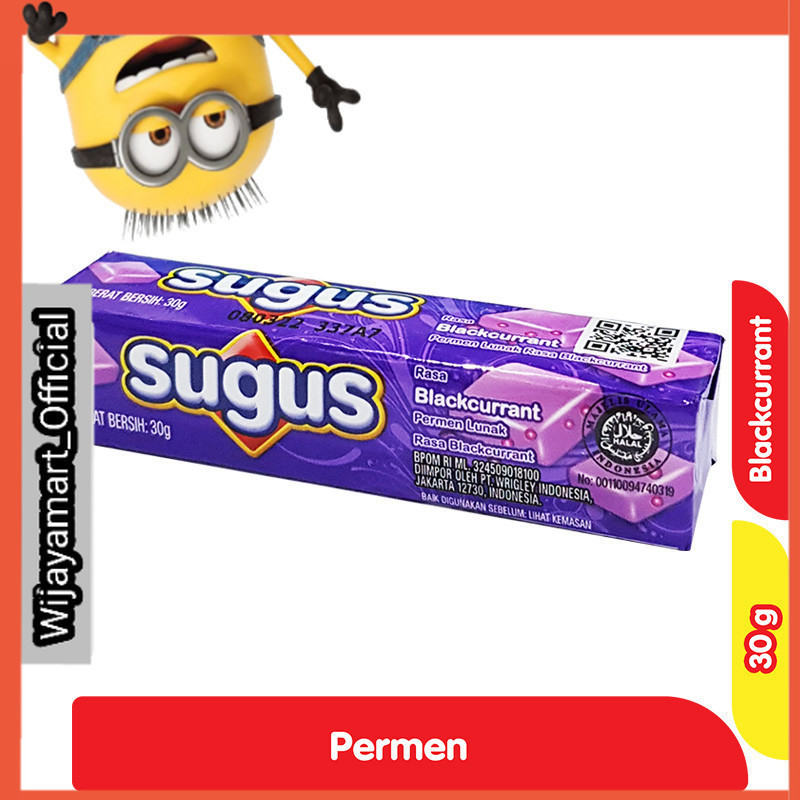 

Sugus Stick Permen Lunak Blackcurrant 30 g