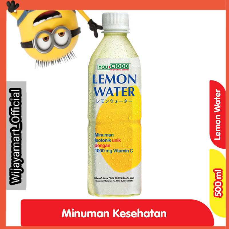 

You C1000 Minuman Isotonik Lemon Water 500 ml