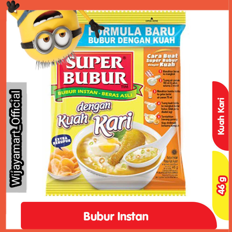 

Super Bubur Instan Kuah Kari 46 g