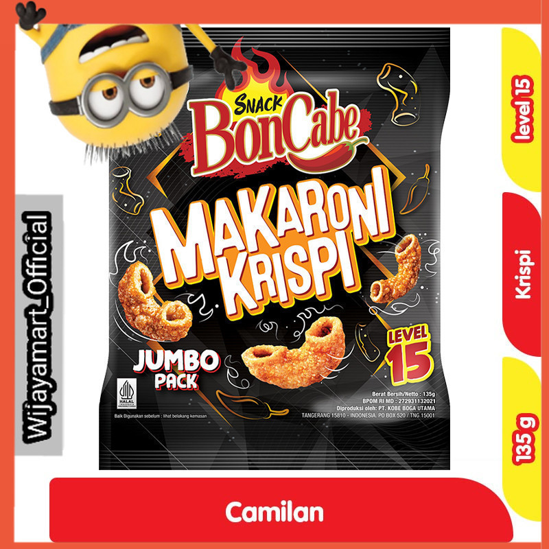 

Kobe BonCabe Makaroni Krispi Level 15 135 g