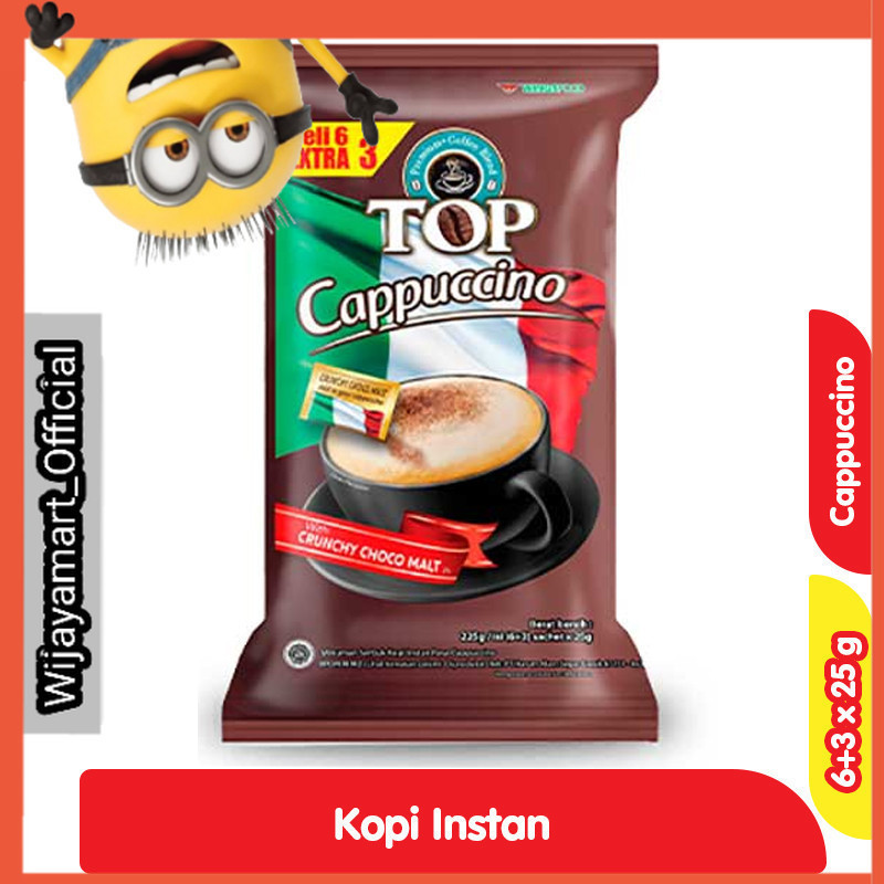 

TOP Coffee Kopi Cappuccino Sachet 6+3 x 25 g