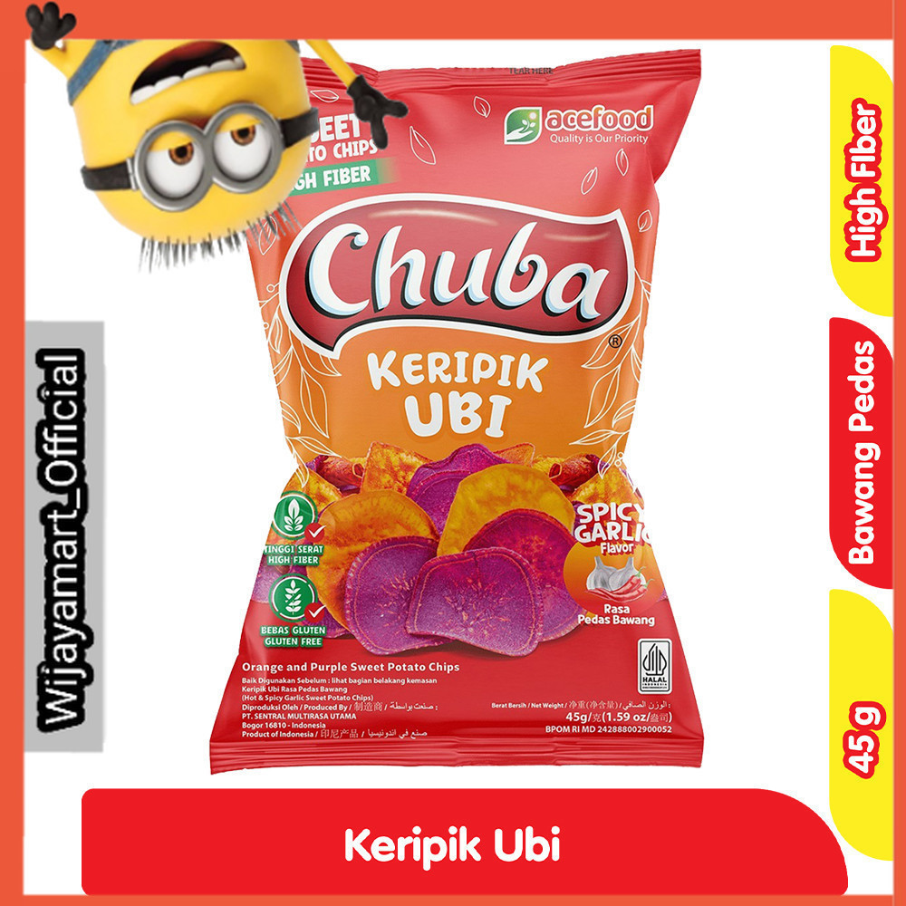 

Chuba Keripik Ubi Rasa Bawang Pedas 45 g