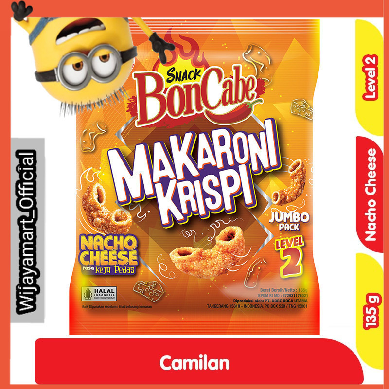 

Kobe BonCabe Makaroni Krispi Keju Nacho 135 g