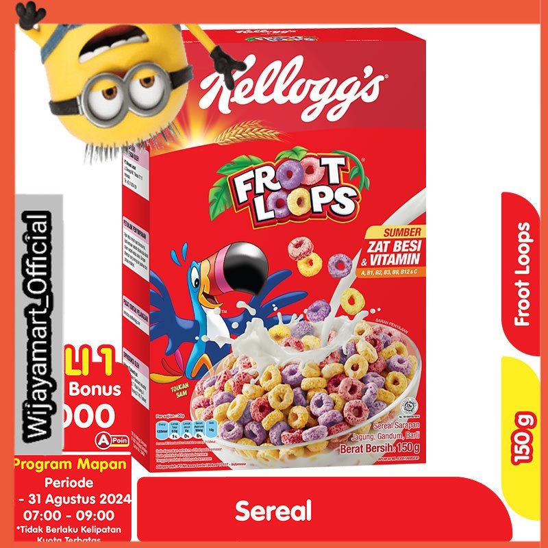 

Kellogg's Froot Loops Sereal 150 g