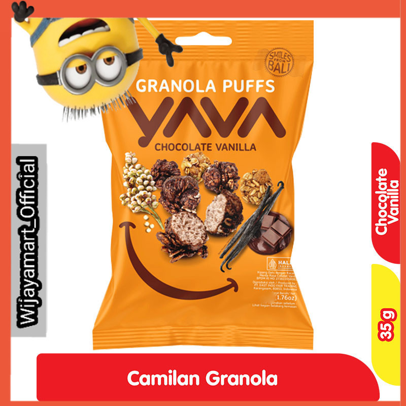 

Yava Granola Puffs Cokelat Vanila 35 g