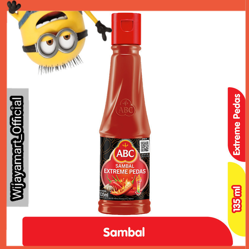 

ABC Sambal Extreme Pedas Botol 135 ml