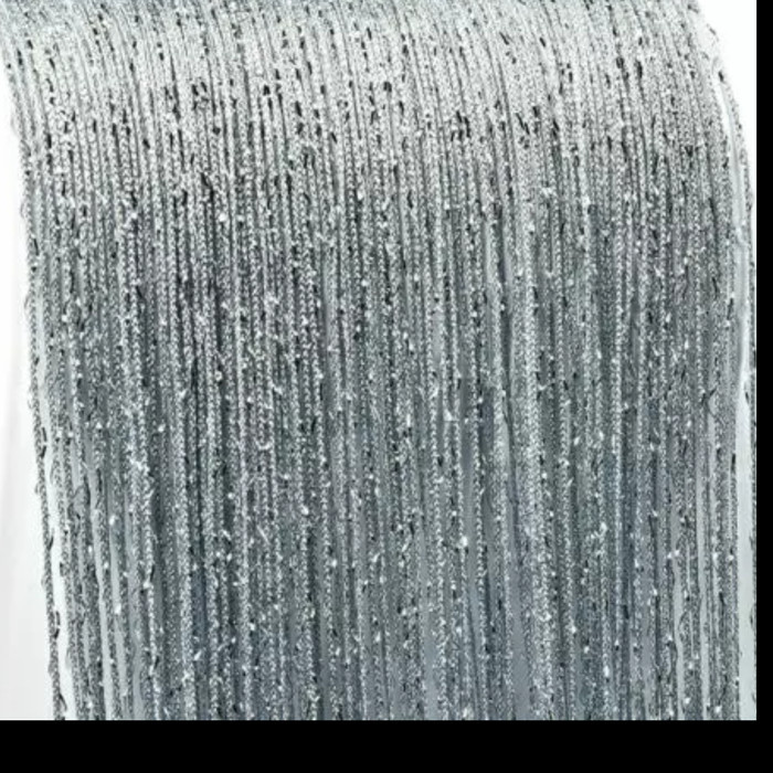 TERBARU TIRAI benang Silver Glitter 3x3