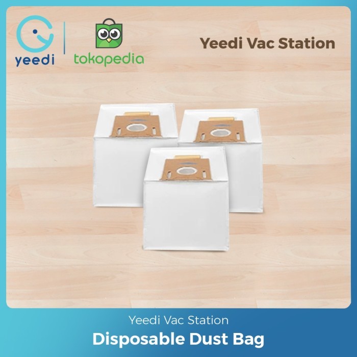 TERLARIS! Yeedi Vac Station Accessories Disposable Dust Bag