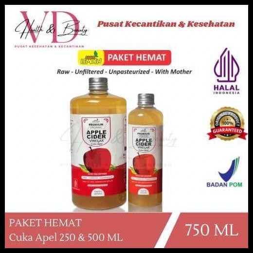 

Terbaru|New|Terlaris Cuka Apel Apple Cider Vinegar 1 Liter | Premium Cuka Apel Organik With The Mother Untuk Diet Alami Best Seller