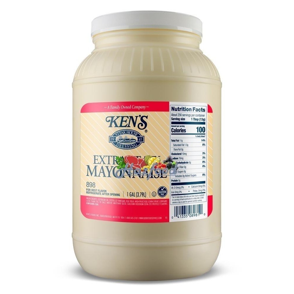 

Ken's Extra Heavy Mayonnaise 1 Gallon - 3.3 KG