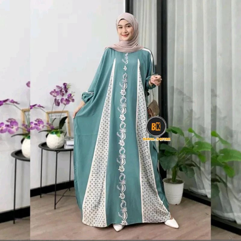 TERMURAH Grosir Gamis Kaftan Terbaru Kaftan Bahan Rayon Jumbo Nyaman Simple Elegan Gamis Abaya Kafta