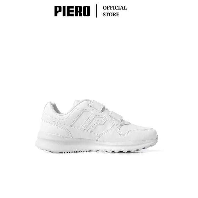 Piero Sepatu Sneakers Anak Jogger Jr-White Pie1000030