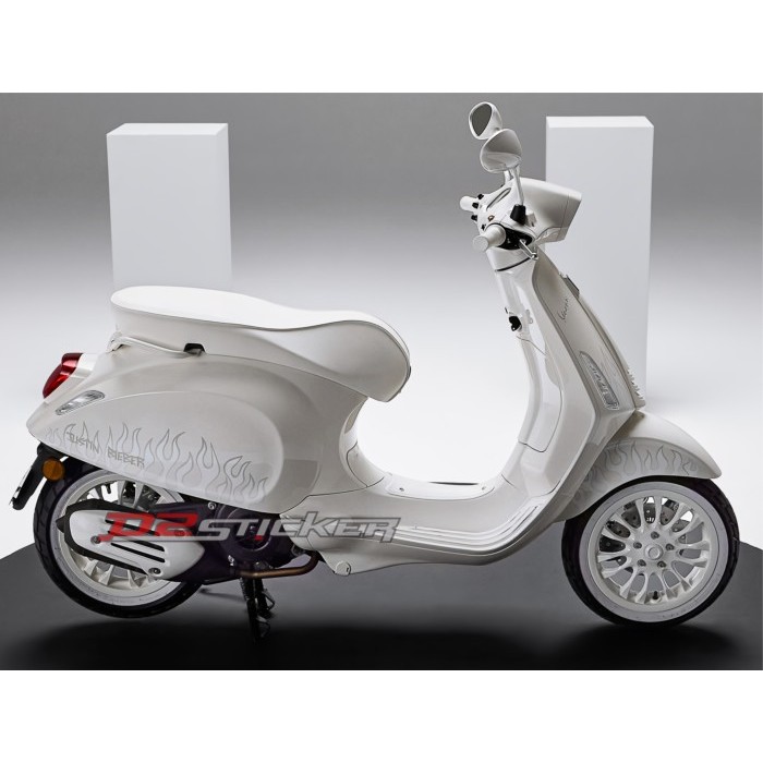 Promo Sticker Stiker Striping Vespa Justin Bieber