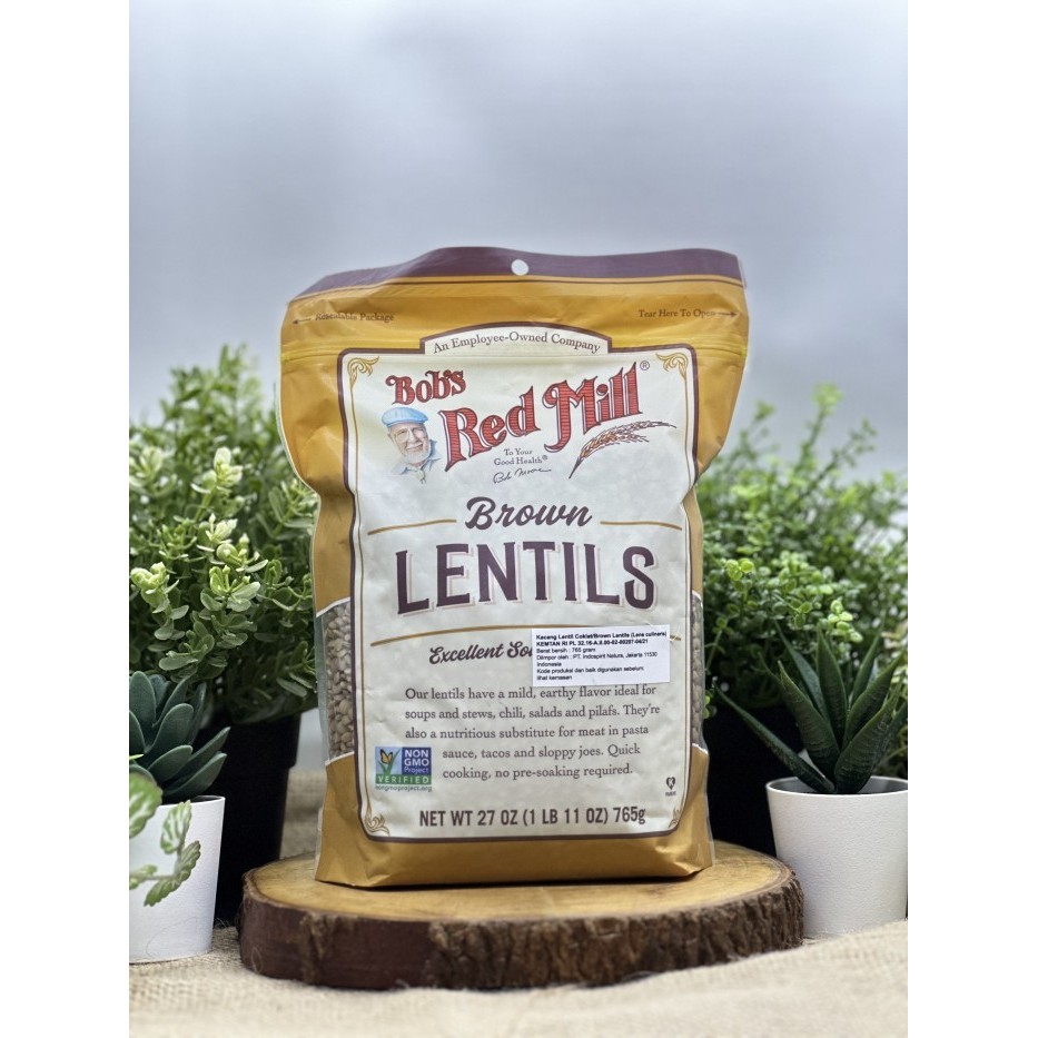 

BOB'S RED MILL BROWN LENTILS 765 GRAM