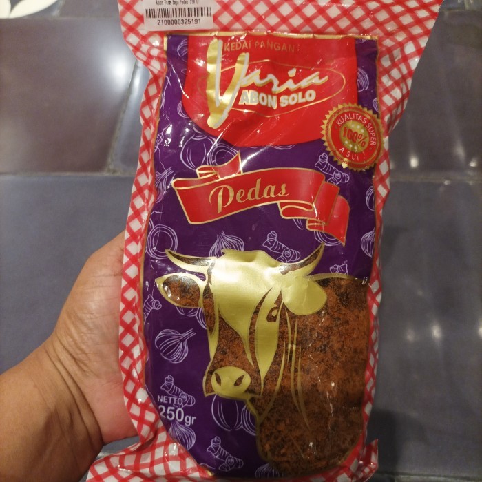 

ABON VARIA SAPI PEDAS 250GR KHAS SOLO