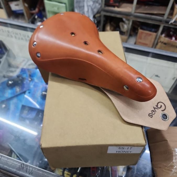 Sadel Gyes Original Kulit asli GS 17  Honey Classic - Gyes taiwan The best