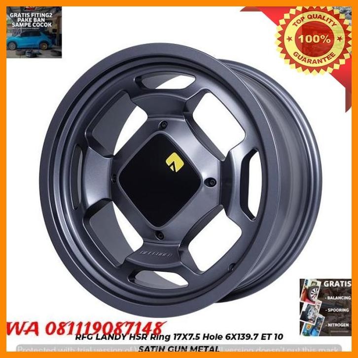 (BELAW) VELG PELEK RACING MOBIL HSR RFG LANDY RING 17 R17 PAJERO SPORTFORTUNER