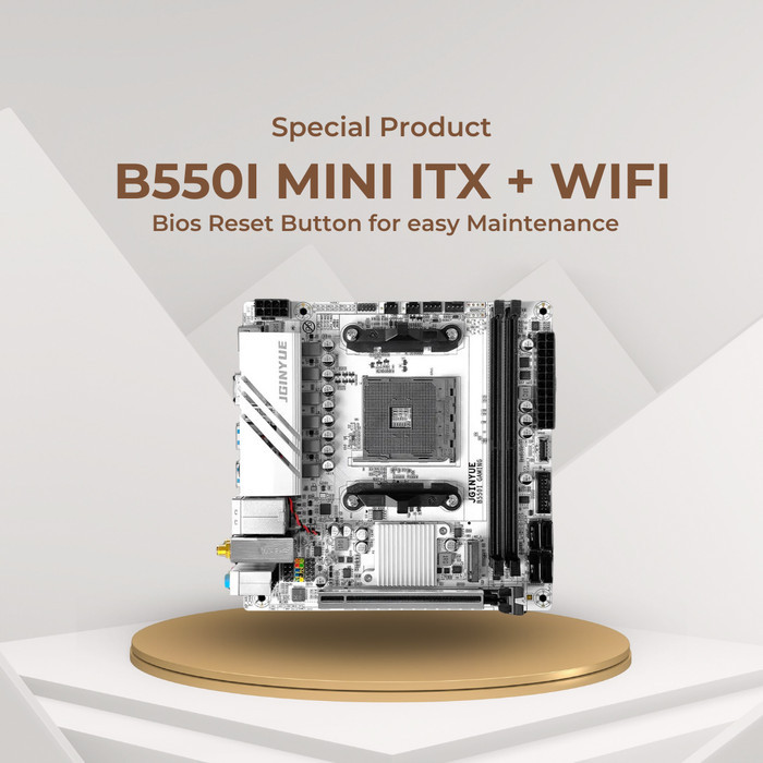BISA GOSEND! MOTHERBOARD AM4 B550I GAMING MINI ITX SFX DDR4 WIFI 2X HDMI DISPLAYPORT BIOS RESET