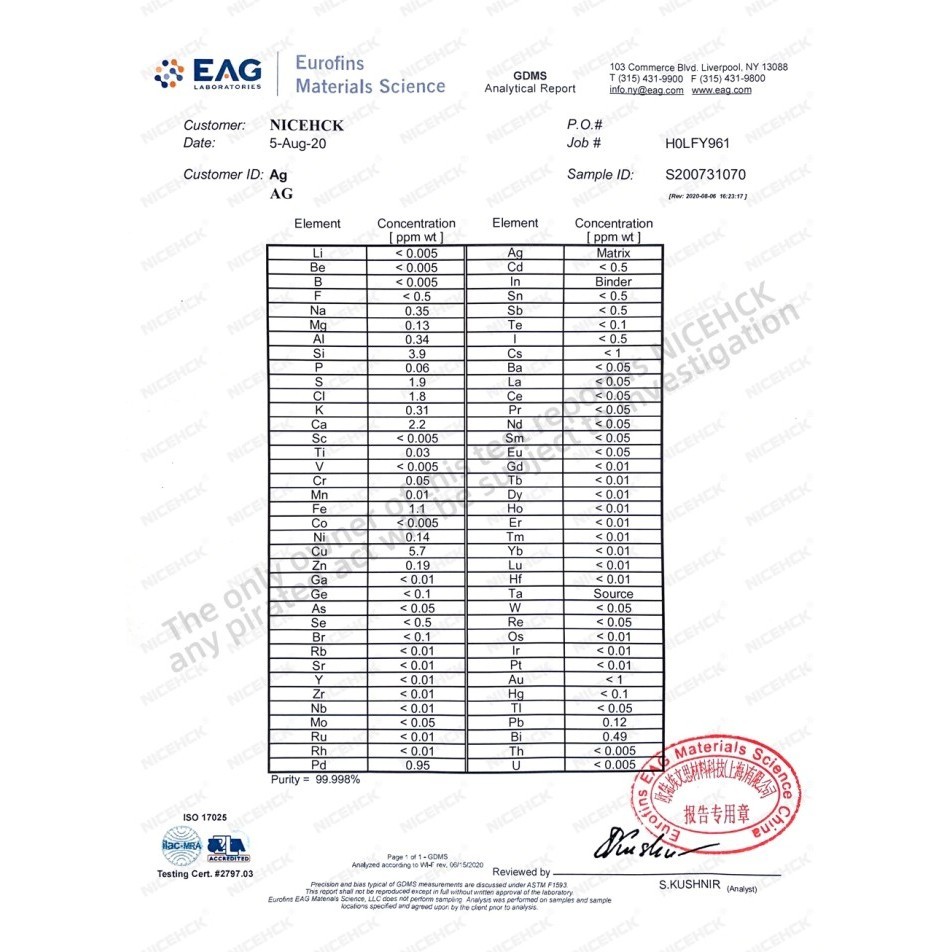 Murah NICEHCK Litz PS 4N Litz Pure Silver Earphone Upgrade Cable Non COD